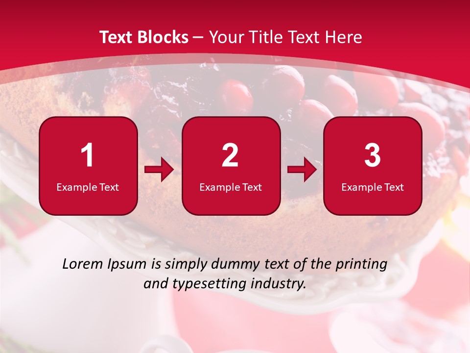 Cake Nobody Berry PowerPoint Template