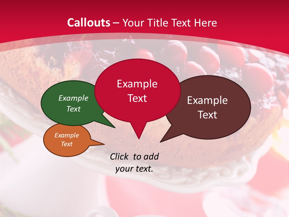 Cake Nobody Berry PowerPoint Template