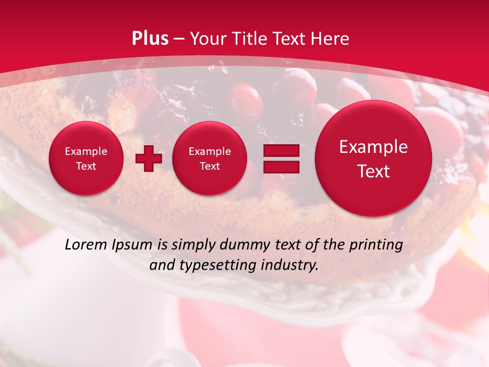 Cake Nobody Berry PowerPoint Template
