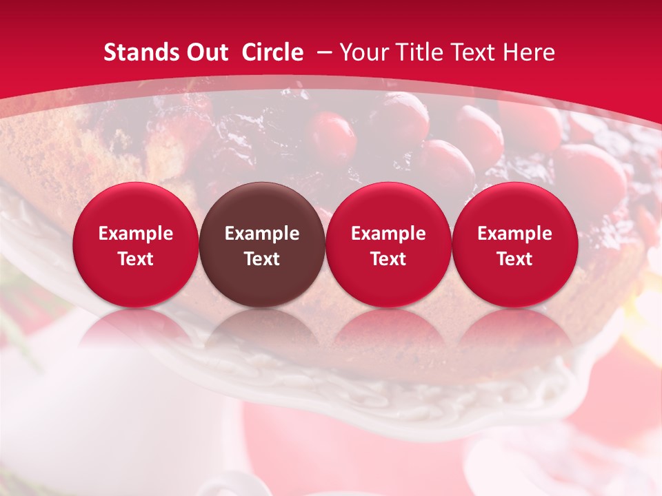 Cake Nobody Berry PowerPoint Template