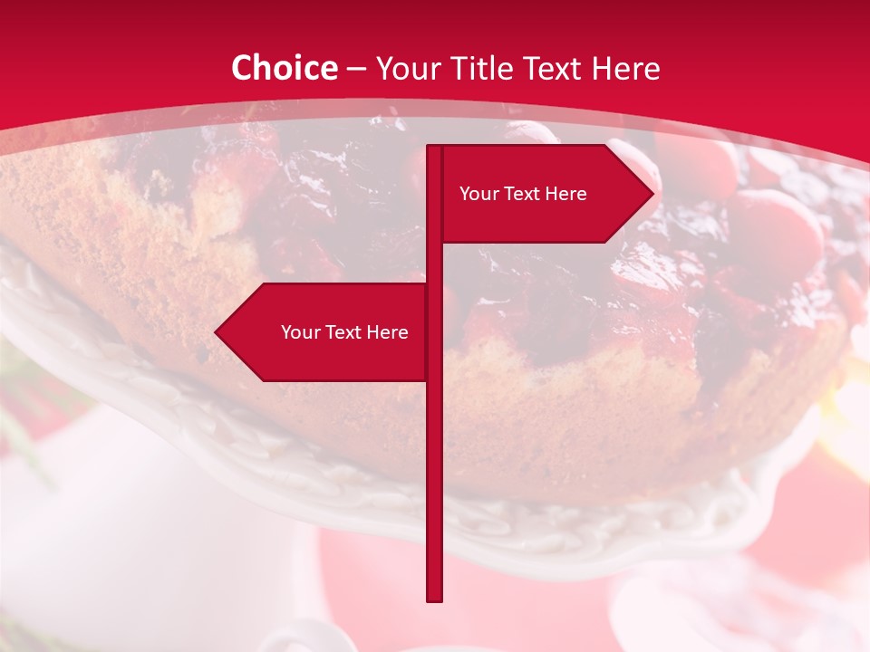 Cake Nobody Berry PowerPoint Template
