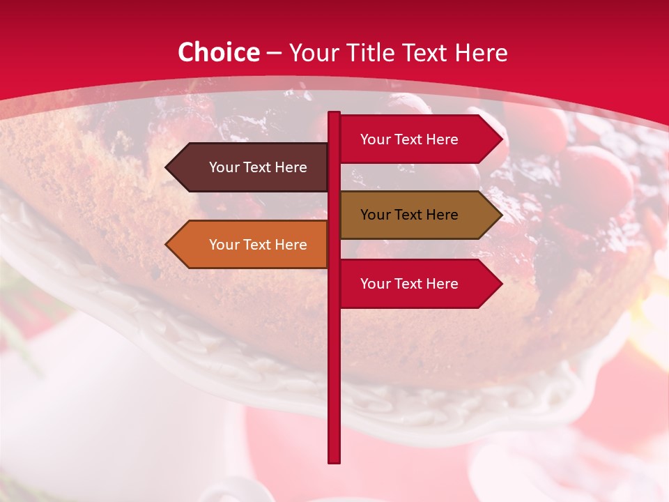 Cake Nobody Berry PowerPoint Template