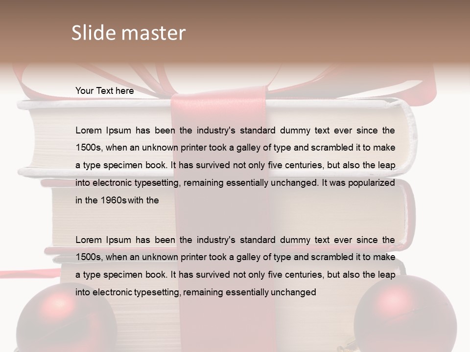 Ribbon Ideas Valentine PowerPoint Template