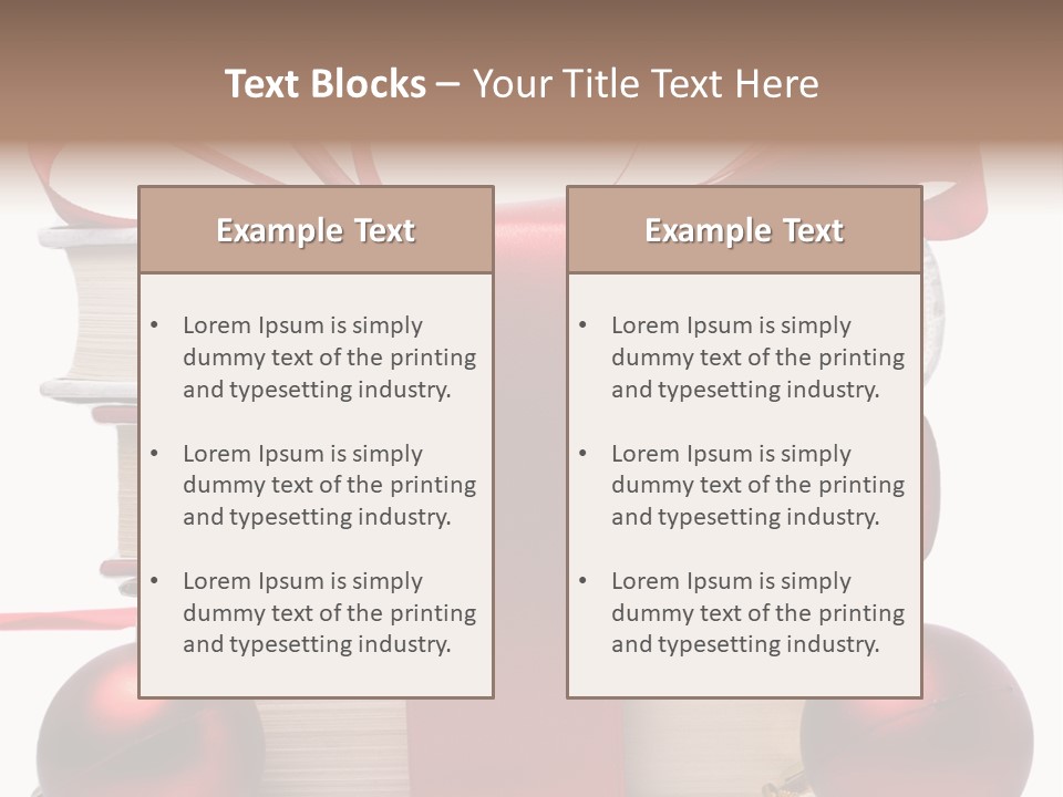 Ribbon Ideas Valentine PowerPoint Template