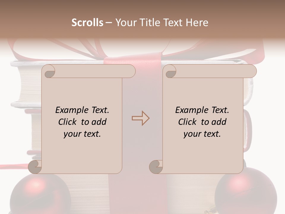 Ribbon Ideas Valentine PowerPoint Template