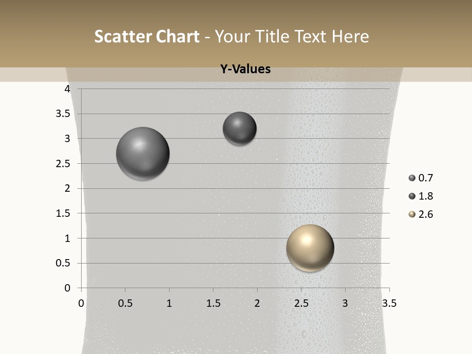 Foam Head Bartender PowerPoint Template
