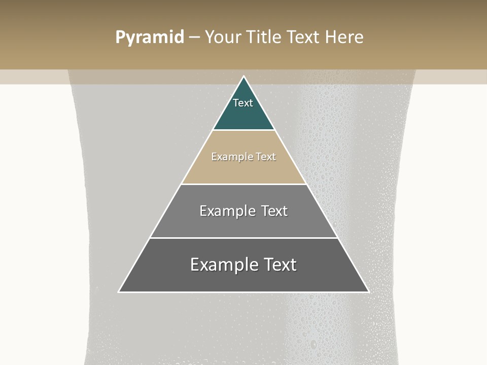Foam Head Bartender PowerPoint Template