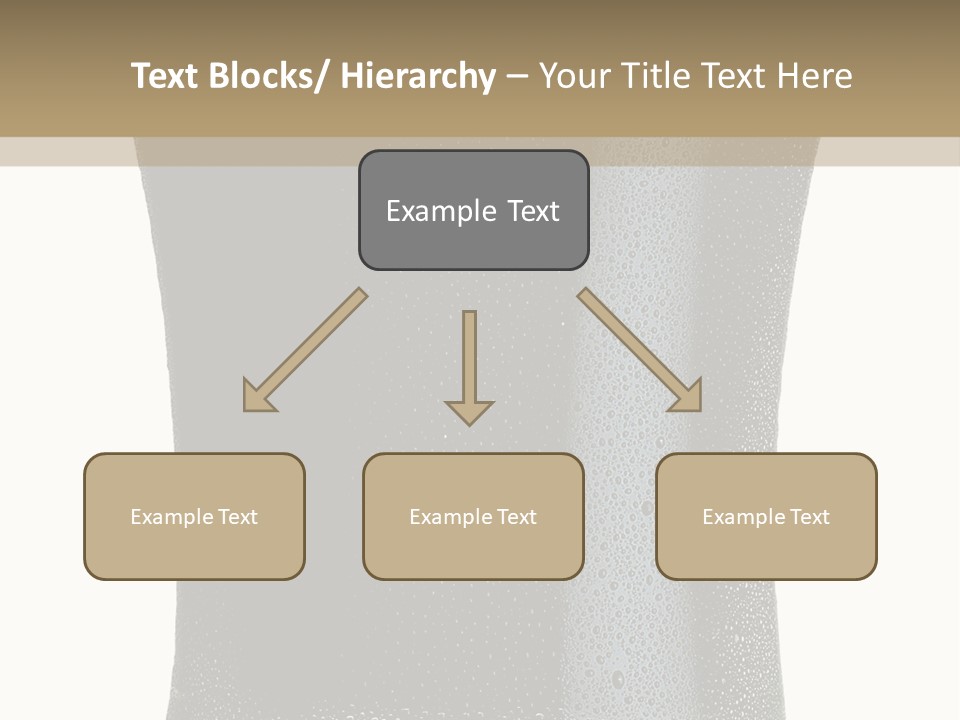 Foam Head Bartender PowerPoint Template