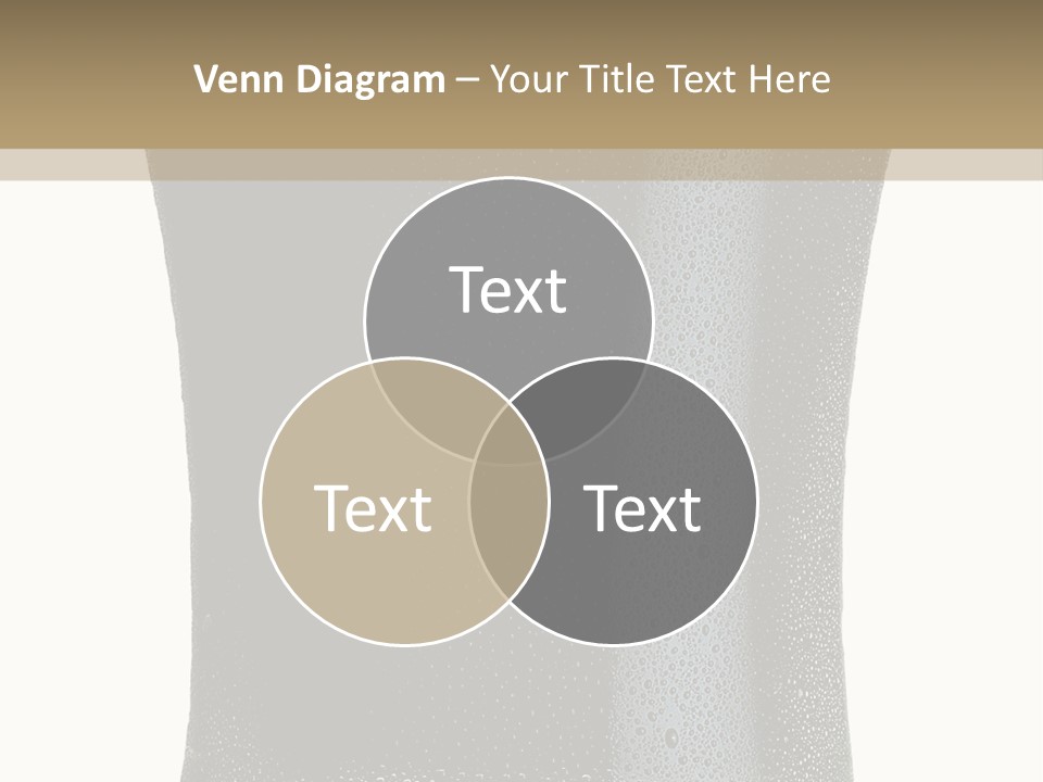 Foam Head Bartender PowerPoint Template