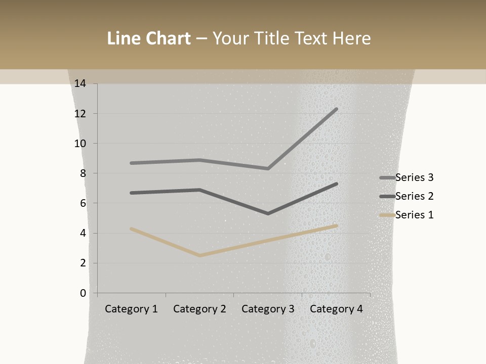 Foam Head Bartender PowerPoint Template