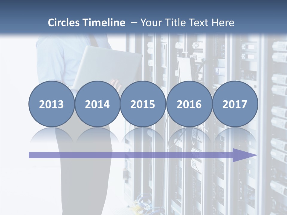Rack Lan Technology PowerPoint Template