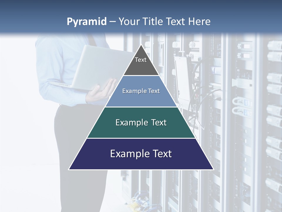 Rack Lan Technology PowerPoint Template