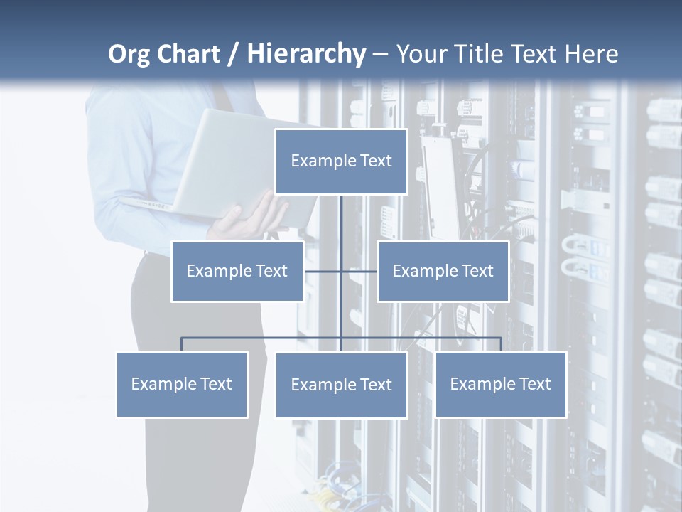Rack Lan Technology PowerPoint Template