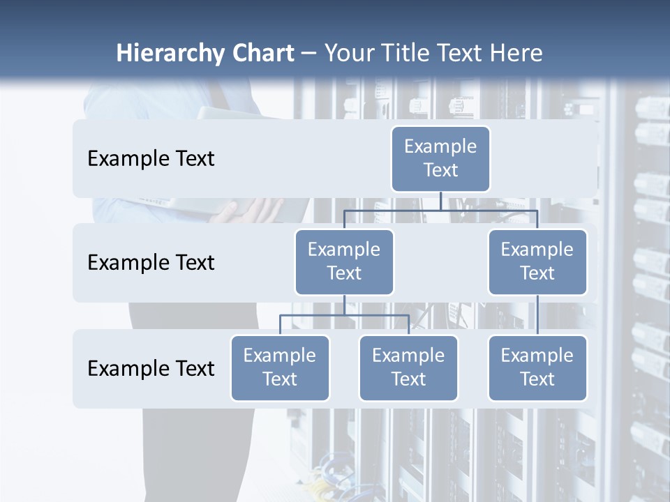 Rack Lan Technology PowerPoint Template