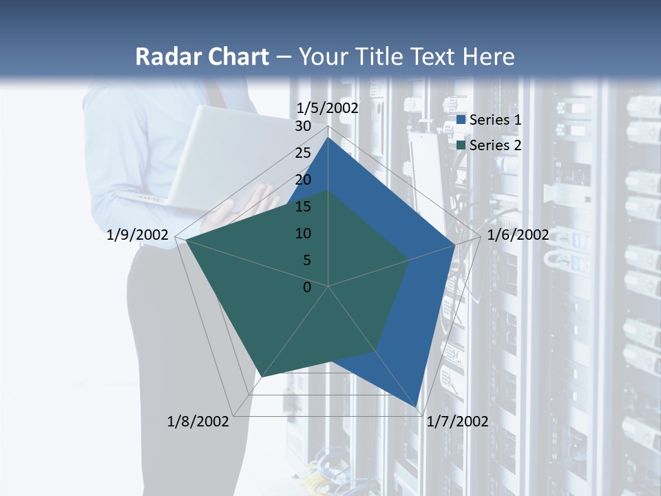 Rack Lan Technology PowerPoint Template