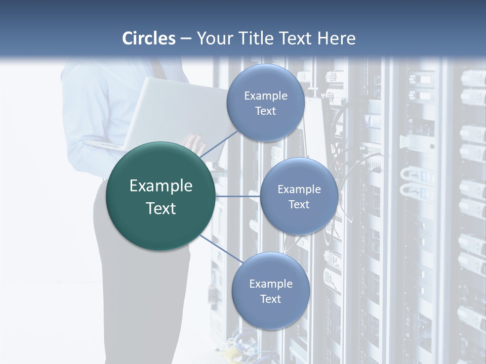 Rack Lan Technology PowerPoint Template