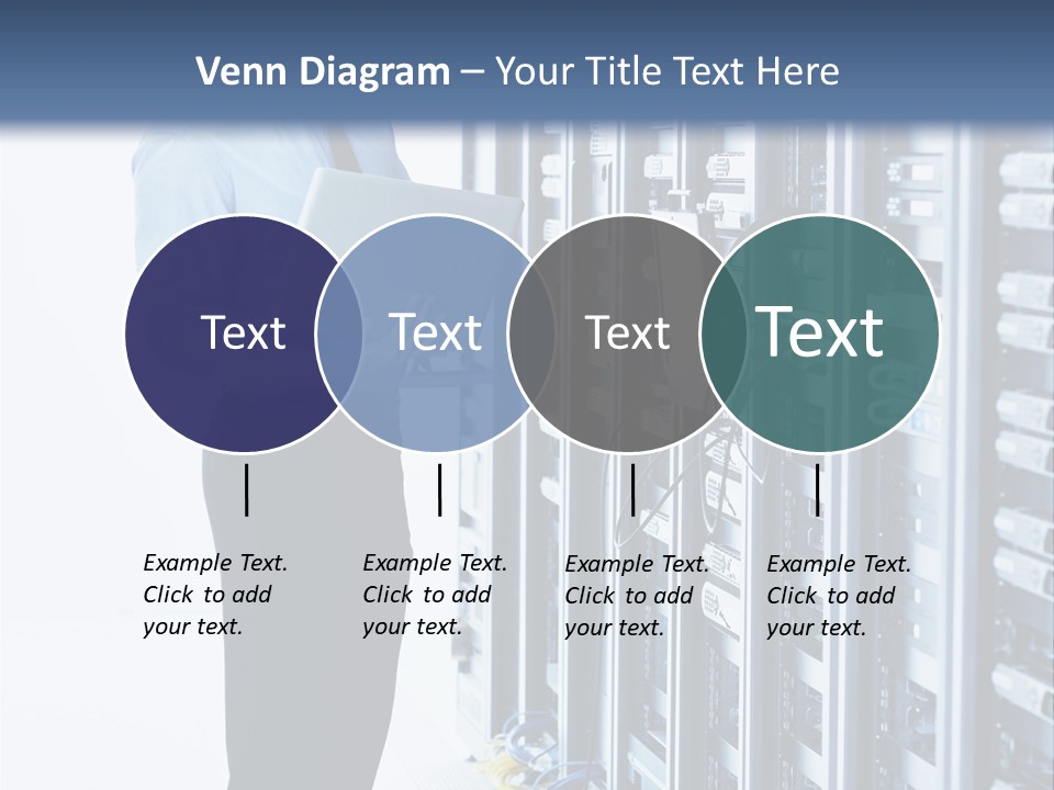 Rack Lan Technology PowerPoint Template
