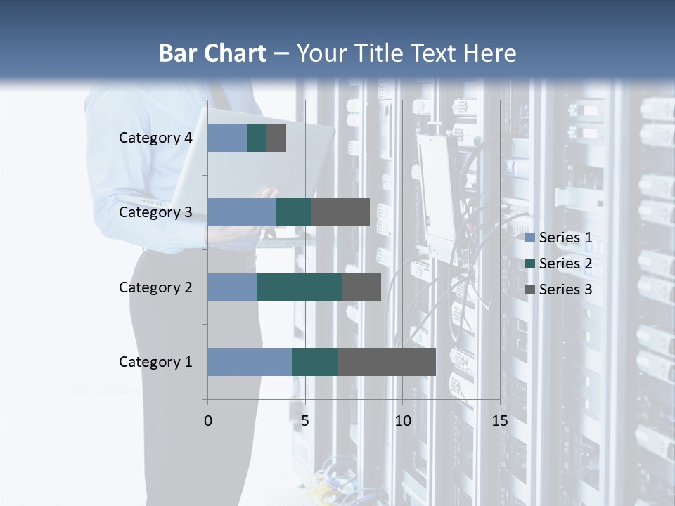 Rack Lan Technology PowerPoint Template