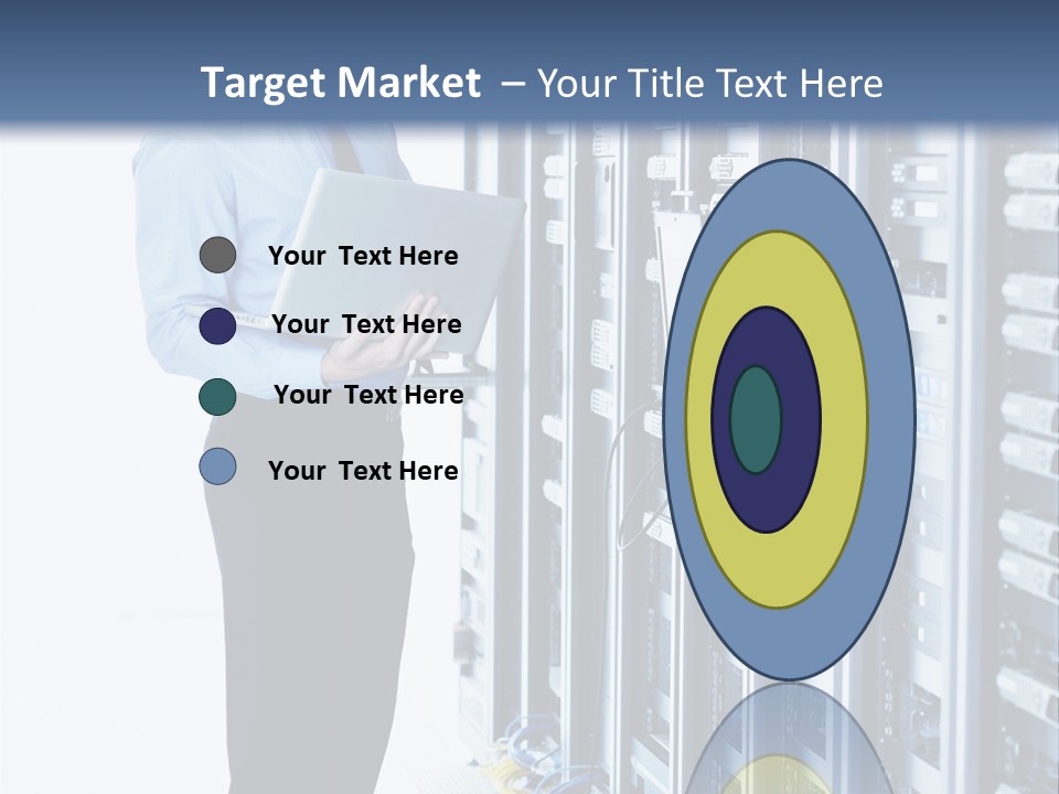 Rack Lan Technology PowerPoint Template
