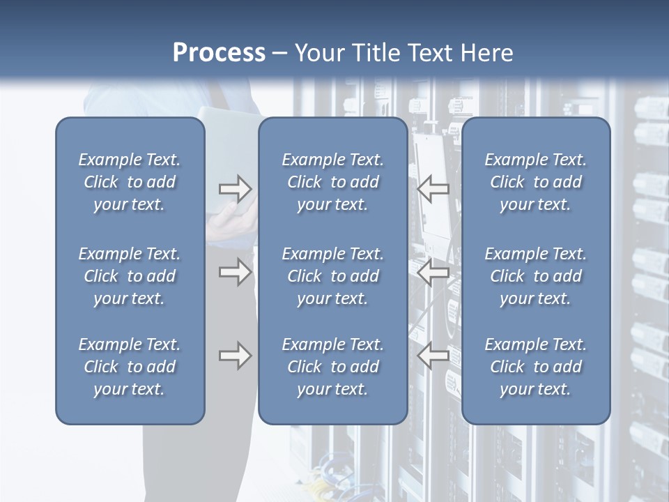 Rack Lan Technology PowerPoint Template