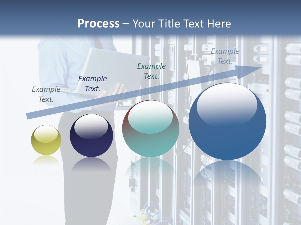 Rack Lan Technology PowerPoint Template