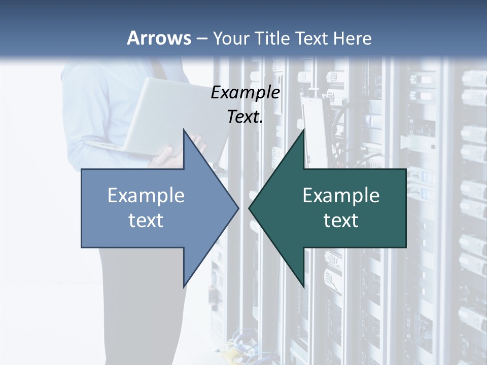 Rack Lan Technology PowerPoint Template