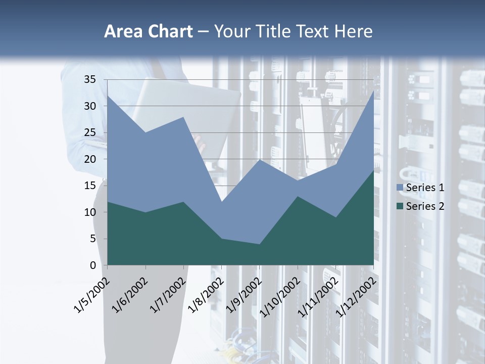 Rack Lan Technology PowerPoint Template