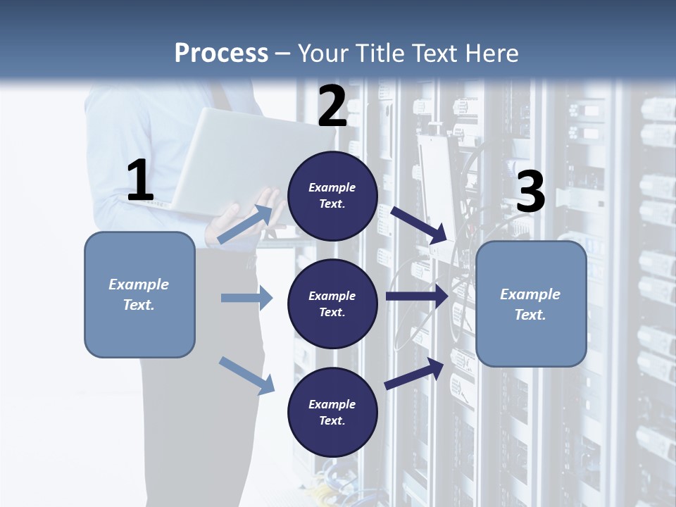 Rack Lan Technology PowerPoint Template