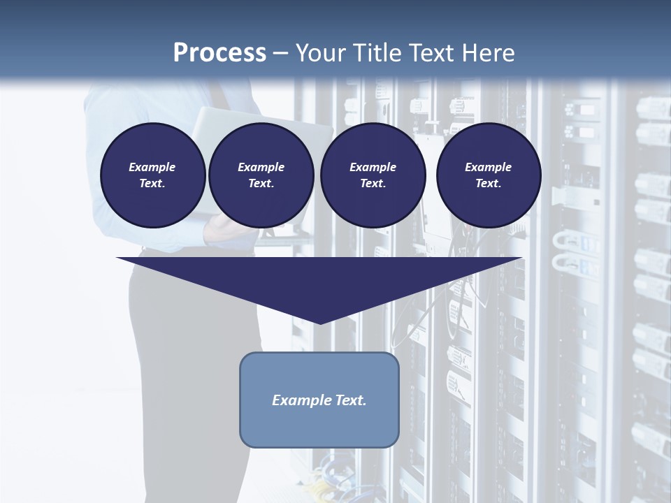 Rack Lan Technology PowerPoint Template