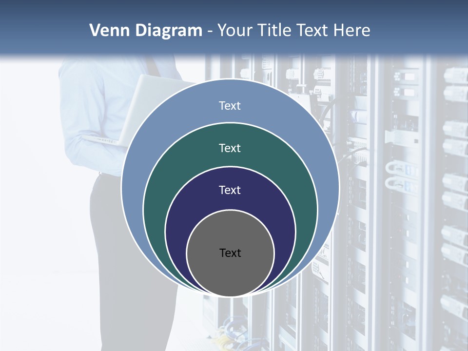 Rack Lan Technology PowerPoint Template