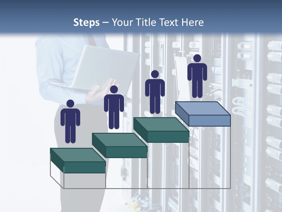 Rack Lan Technology PowerPoint Template