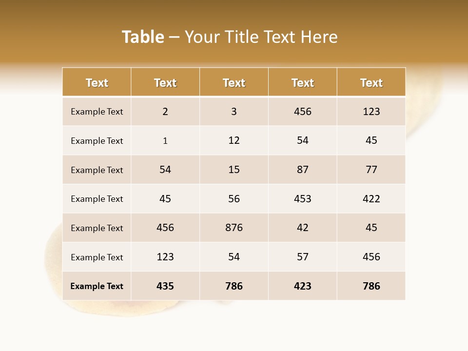 Traditional Butter White PowerPoint Template