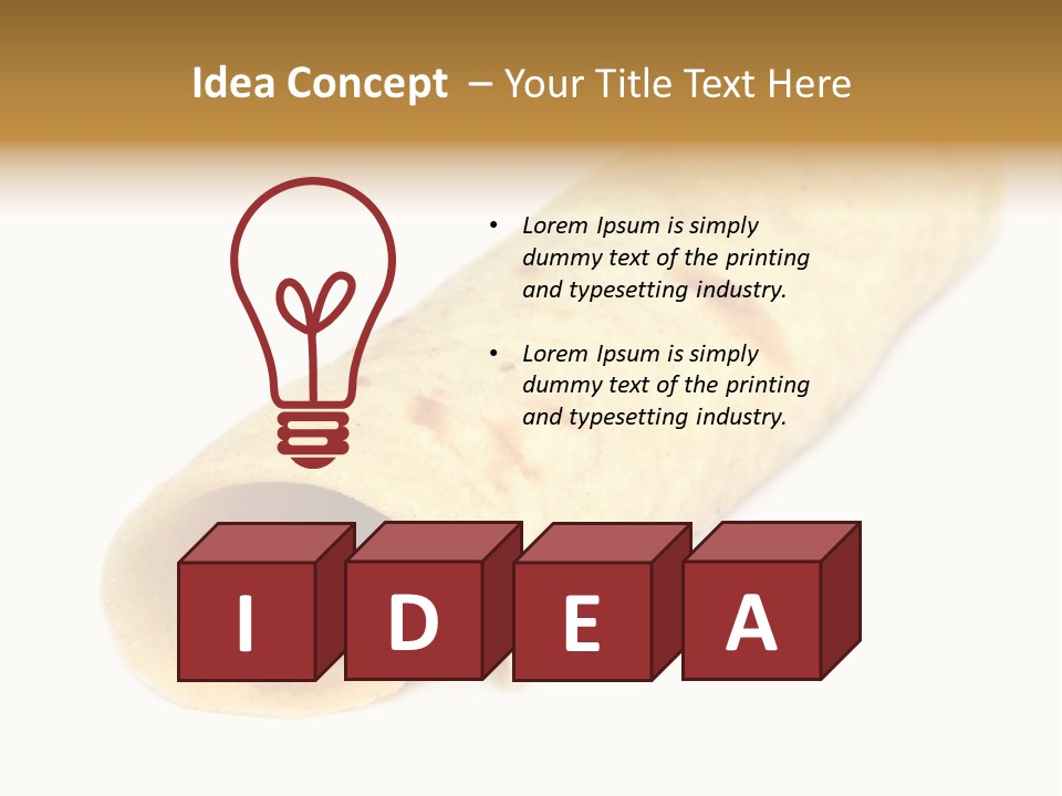 Traditional Butter White PowerPoint Template