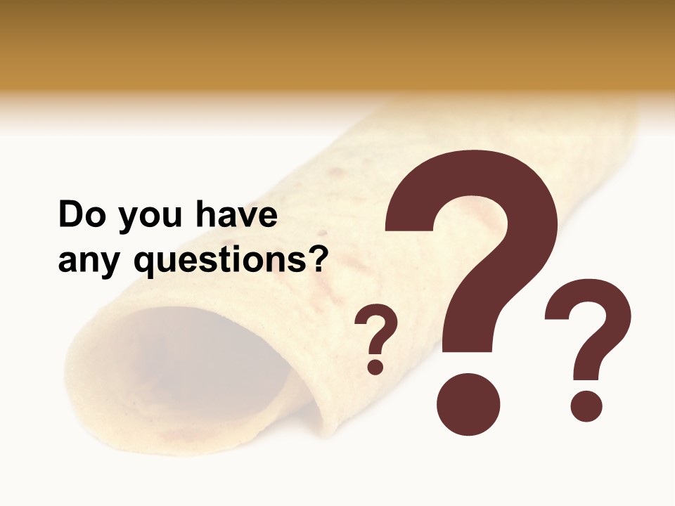 Traditional Butter White PowerPoint Template