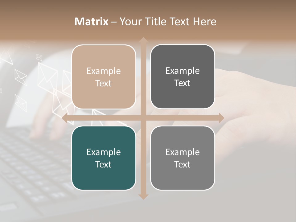 Communication Type Finger PowerPoint Template