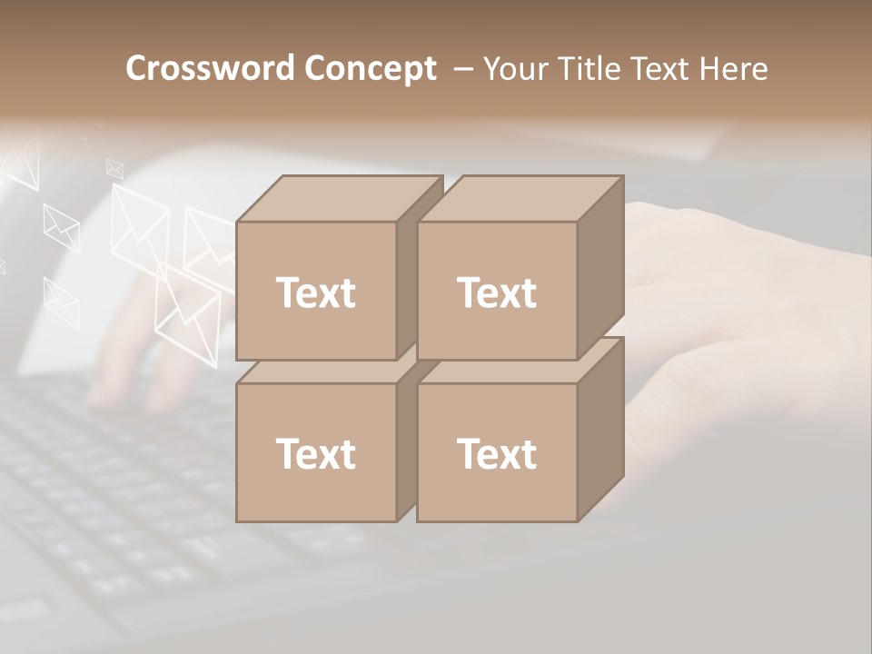 Communication Type Finger PowerPoint Template