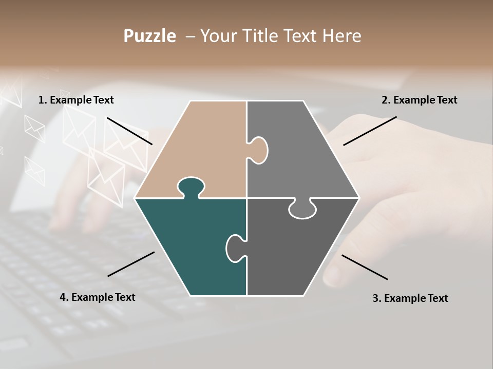 Communication Type Finger PowerPoint Template