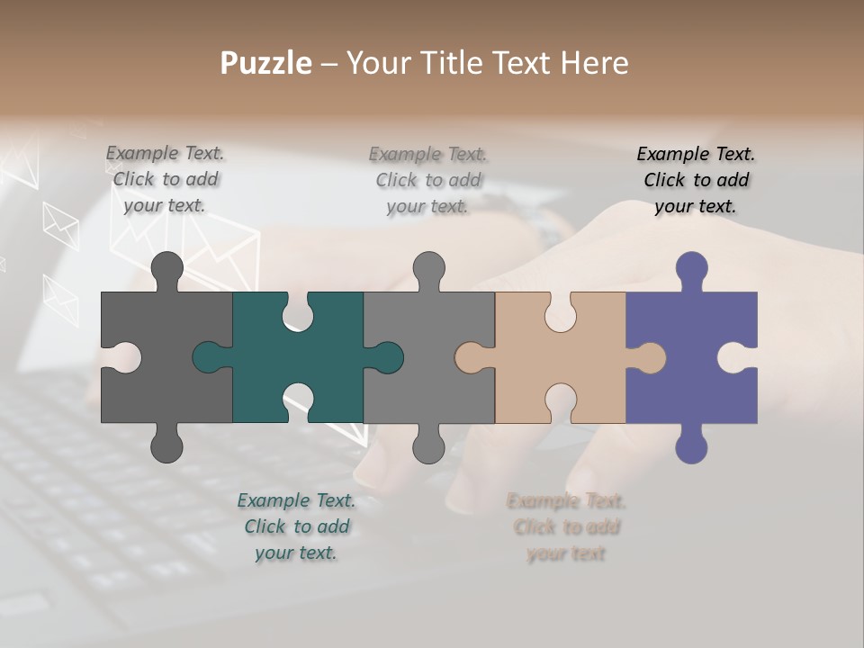 Communication Type Finger PowerPoint Template