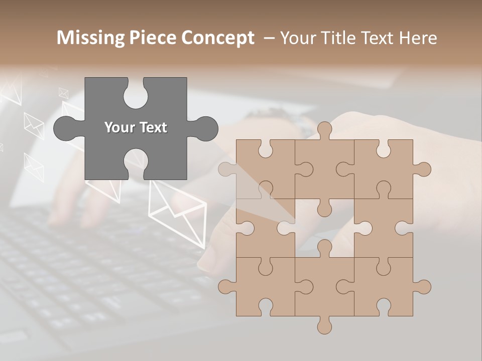 Communication Type Finger PowerPoint Template