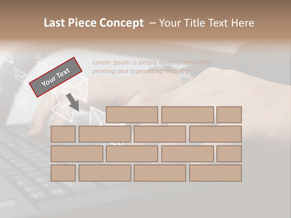 Communication Type Finger PowerPoint Template
