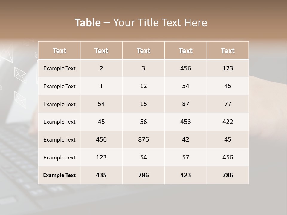 Communication Type Finger PowerPoint Template