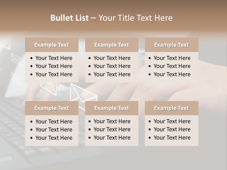Communication Type Finger PowerPoint Template