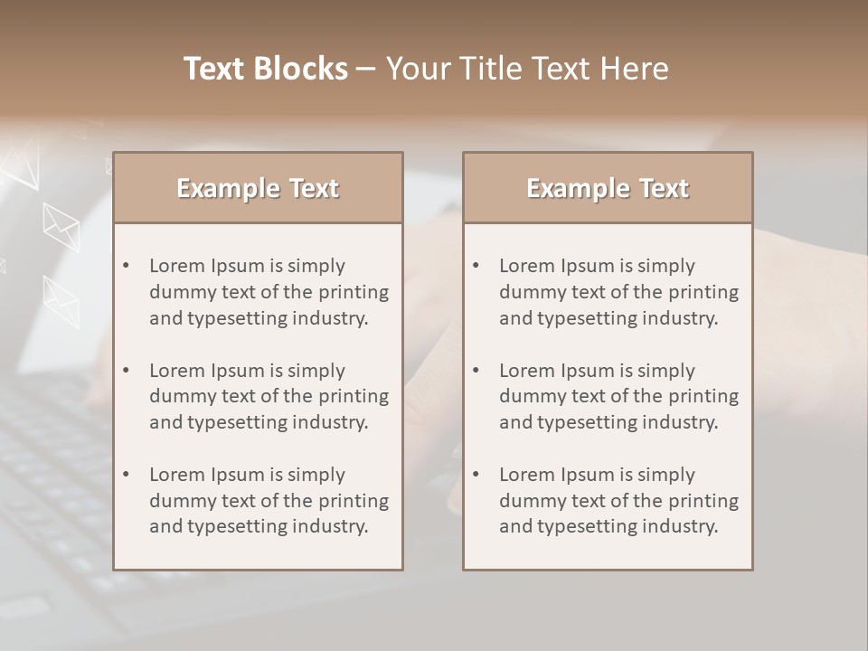 Communication Type Finger PowerPoint Template