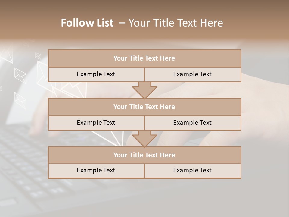 Communication Type Finger PowerPoint Template