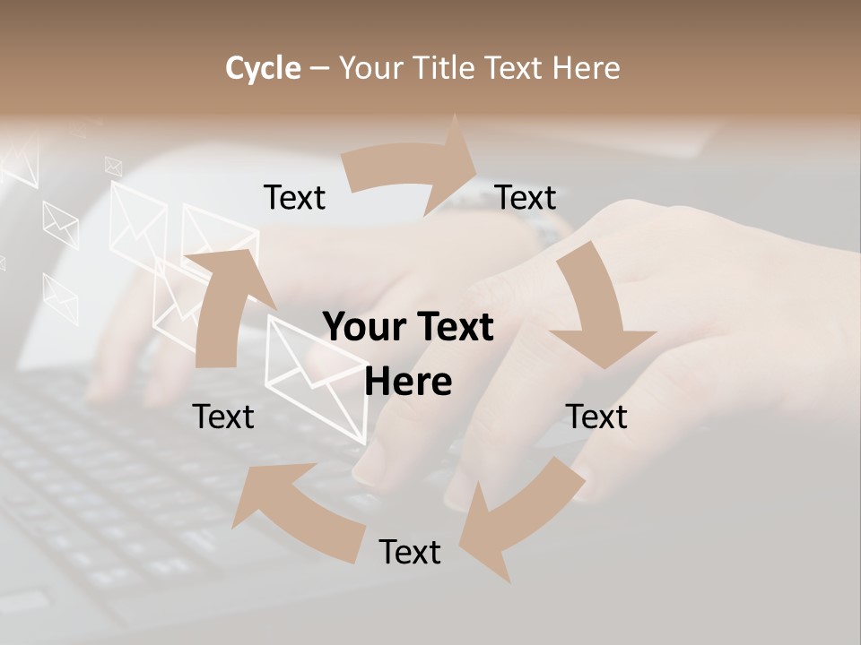 Communication Type Finger PowerPoint Template