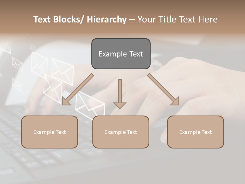 Communication Type Finger PowerPoint Template