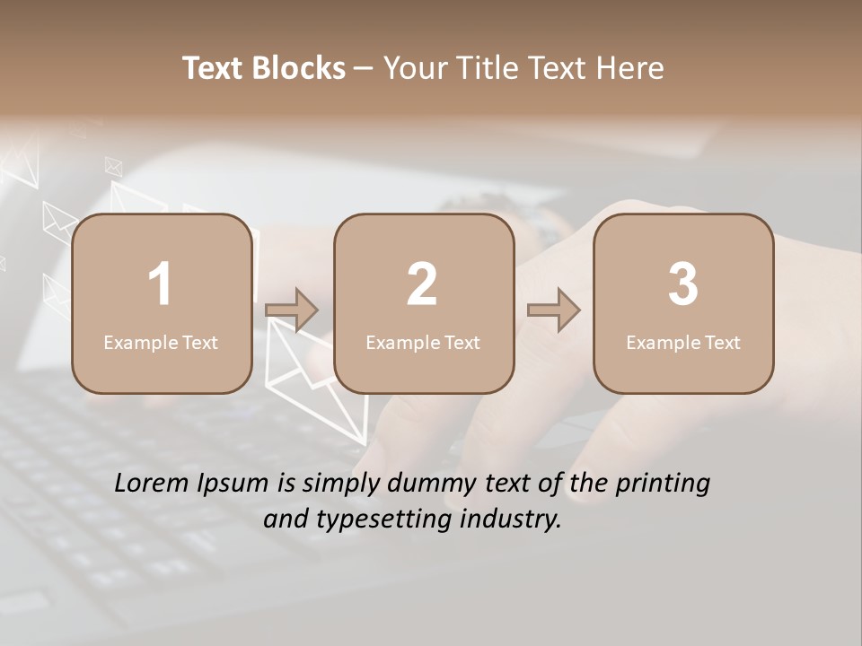 Communication Type Finger PowerPoint Template