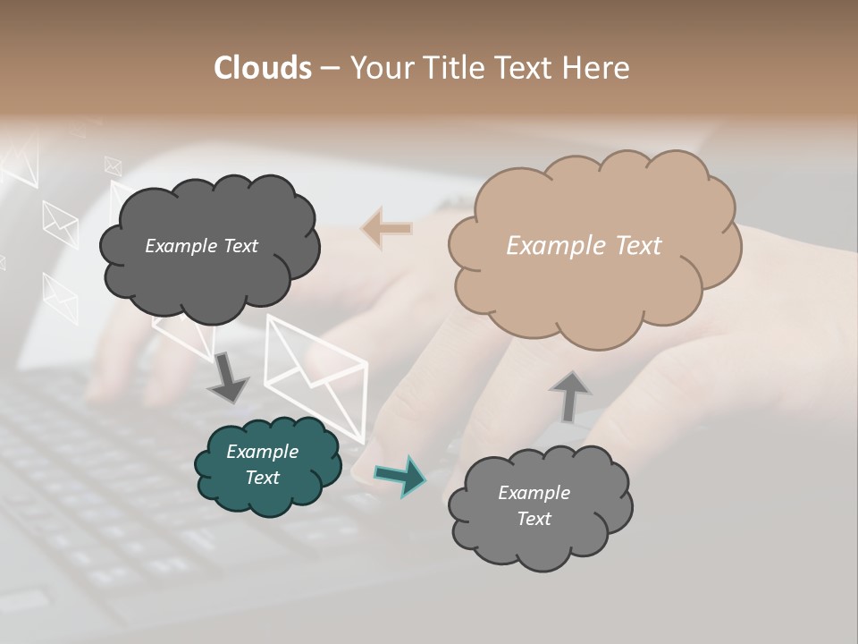 Communication Type Finger PowerPoint Template