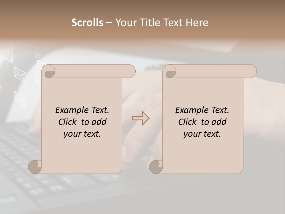 Communication Type Finger PowerPoint Template