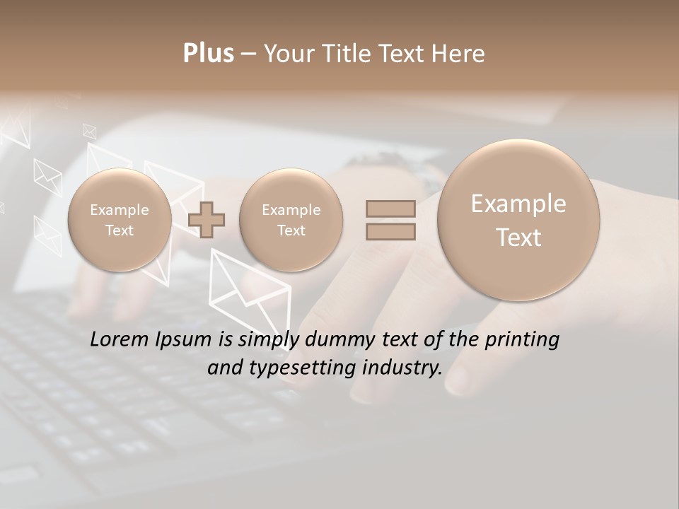 Communication Type Finger PowerPoint Template